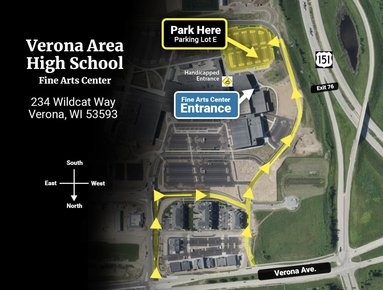 Verona High School Map